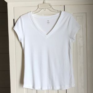 CASLON WHITE COTTON TEE SHIRT NWOT